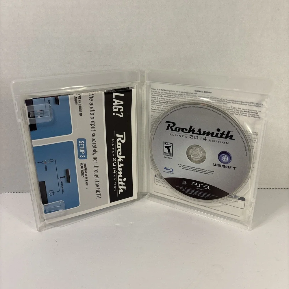 Rocksmith All-New 2014 Edition Sony PlayStation 3 PS3 Complete CIB Tested
